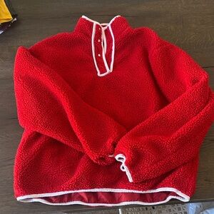 Parke Red Fleece Jacket